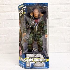 Vintage WWF Federation Fighters 2 Stone Cold Steve Austin Wresting Toy 1999